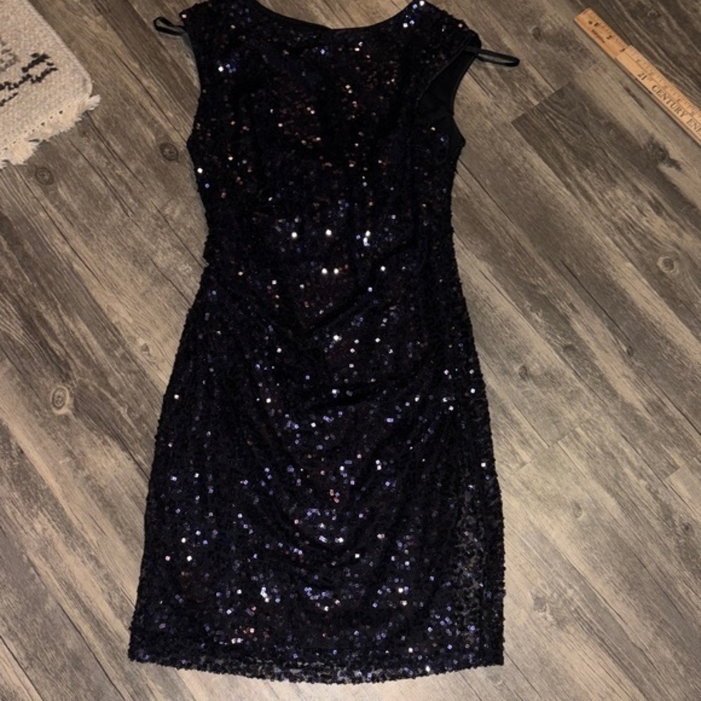 CACHE Vintage 90s  Y2K / black Cache dress size 6